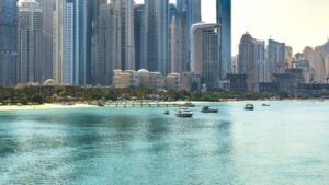 Luxury Dubai real estate investment opportunities and skyline 2026